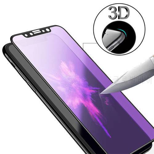 Anti Blue Ray 3D Curved Matte Tempered Glass For iPhone X XR XS 11 12 13 mini 14 Pro Max Full Cover Frosted Screen Protector