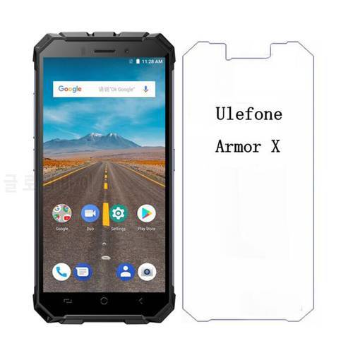 Tempered Glass For Ulefone Armor X Screen Protector Anti-scratch 9H Ultra-thin Front Glass Ulefone Armor X 2GB 16GB Case Glass