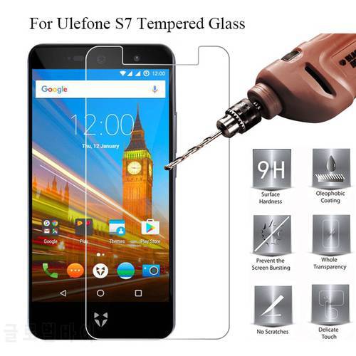 For Ulefone S7 Tempered Glass 9H 2.5D 100% High Quality Screen Protector Film For Ulefone S7 Mobile Phone Glass Protective Flim