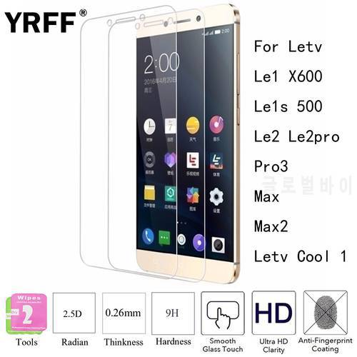 4PCS HD Premium Screen Protective Tempered Film For LeEco Letv le Max Tempered Glass Film Free Tools