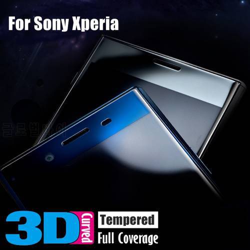 3D Full Cover Tempered Glass For Sony Xperia XA XA1 Ultra XC X Compact XZS XZ Premium XP Screen Protector Protective Front Film