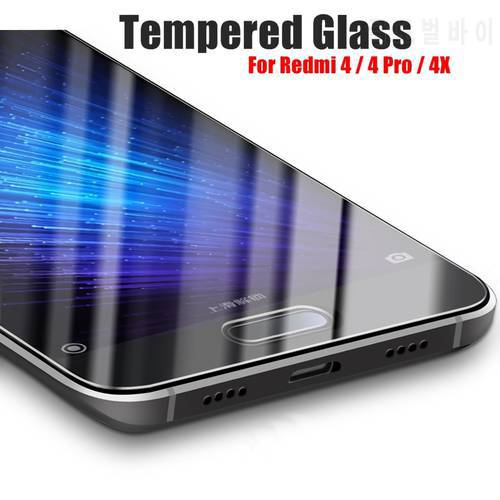 9H Premium 2.5D Tempered Glass Screen Protector for Xiaomi Redmi 4 Pro 4X Protective Toughened Film Front Cover For Redmi 4