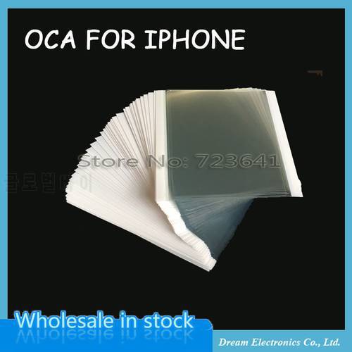 50pcs 250um OCA Clear Optical Adhesive for iPhone 11 Pro Max X XS XR 6 6S 7 8 Plus OCA Glue LCD Touch Glass Film