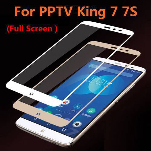 ShuiCaoRen For PPTV King 7 Tempered Glass Original 9H 3D Full Cover Explosion-proof Screen Protector Film For PPTV King 7S King7
