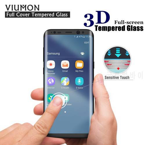 New Arrival 3D Curved Tempered Glass For Samsung S8 Plus Smart Phone Full Screen Cover Protector Film for Galaxy S8 Full Glass