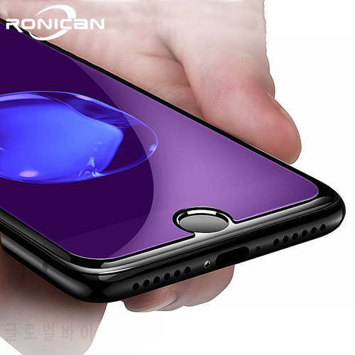 Anti-blue glass on iphone 7 6s 5s se 5C blue light ray tempered glass for iPhone 7 8 Plus for iphone X XS XR XS MAX GLASS SCREEN