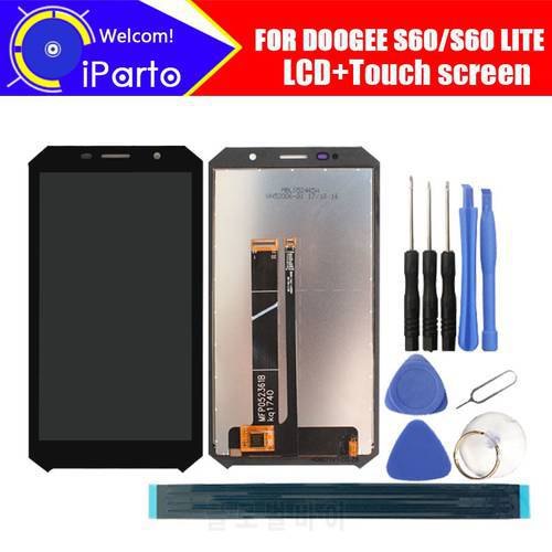 5.2 inch Doogee S60 LCD Display+Touch Screen Digitizer Assembly 100% Original New LCD+Touch Digitizer for S60 LITE+Tools