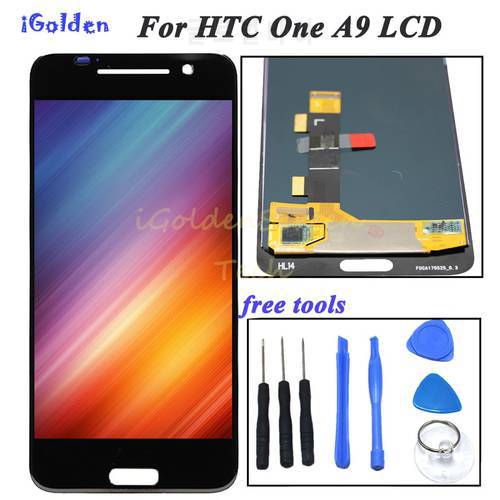 Original Amoled LCD For HTC One A9 LCD Display Touch Screen Digitizer For HTC One A9 Display For HTC A9 LCD Replacement Parts