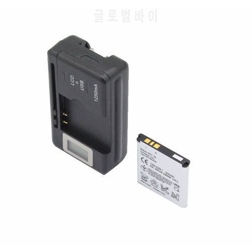 1x BST-38 930mAh Battery + LCD Charger For Sony Ericsson W580 W580i W760 T650 X10 W980 W995 U20i C905c S500c W580c C902 C905