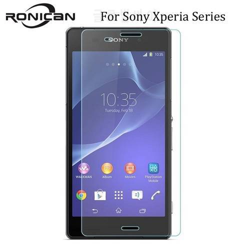 RONICAN 2.5D Tempered Glass For Sony Xperia Z1 Z2 Z3 Z4 Z5 Compact M2 M4 Aqua M5 Screen Protector Toughened Glass Film