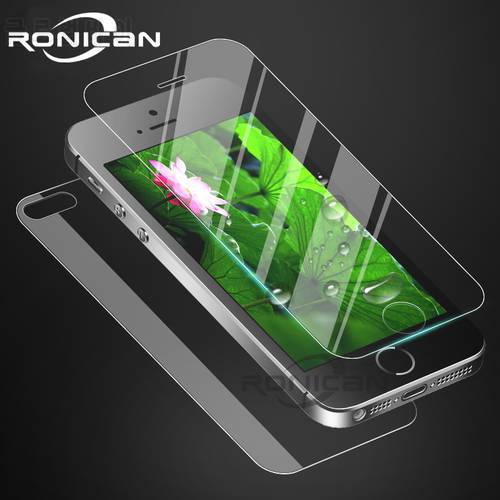 Front and Back Screen Protector Tempered Glass for iphone 6 6s 4 4s 7 8 Plus Explosion Proof Protective Film For iPhone 5 5S SE