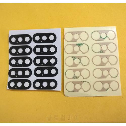 50PCS Rear Back Camera Glass Lens Cover For iPhone X With Sticker Replacement Parts