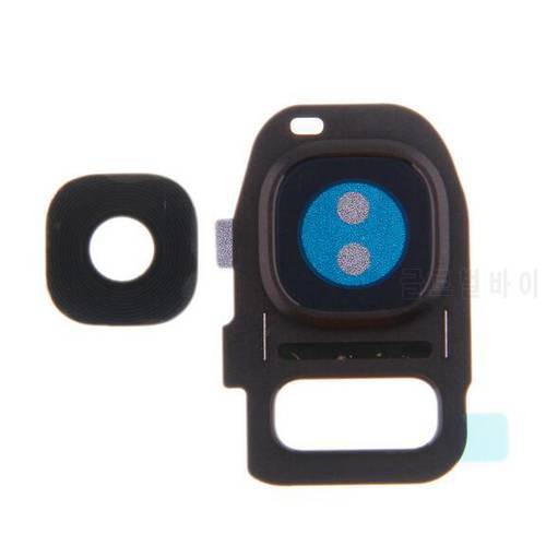 5pcs/lot Mobile Phone Rear Camera Lens Ring Cover Replacement Part For Galaxy S7 G930 G930F S7 edge