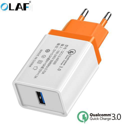 Olaf Universal Usb Charger 5V 3A Quick Charger 3.0 Fast Chargering For iPhone XS Max Xr Xs usb charger For Samsung S8 S9 Plus
