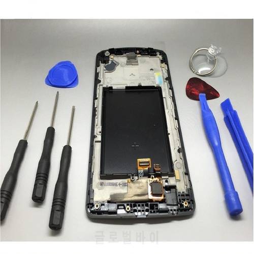 100% Test Well For LG G3mini G3S D722 D724 D728 LCD Display + Touch Screen Digitizer Glass Assembly With Frame+Tools
