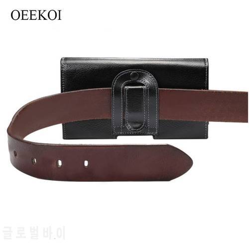 OEEKOI Genuine Leather Belt Clip Pouch Cover Case for Meizu X8/V8 Pro/V8/16X