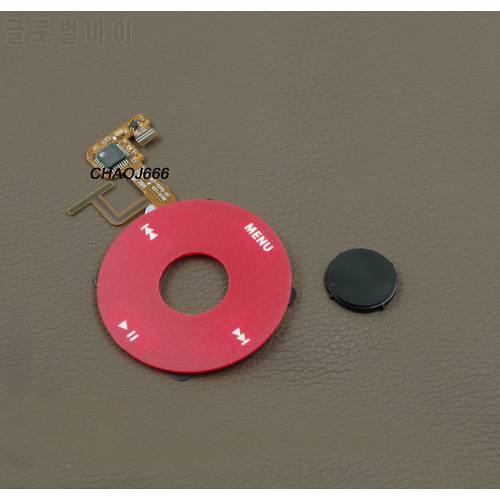 Red Clickwheel Click Wheel + Black Central Button for iPod 5th gen iPod 5 Video 30GB 60GB 80GB U2 Special Edition