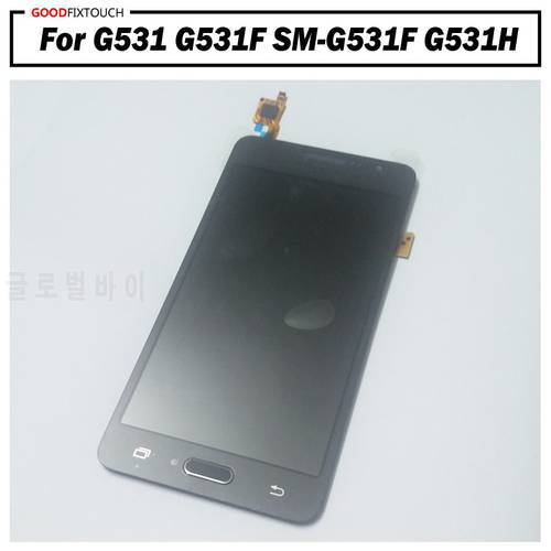 High quality For Samsung Galaxy Grand Prime G531 G531F SM-G531F G531H LCD display+Touch Screen Digitizer Assembly + home button