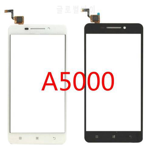 5.0&39&39 LCD Display Touch Screen For Lenovo A5000 Touchscreen Panel Front Outer Glass Lens Digitizer Sensor Replacement Parts