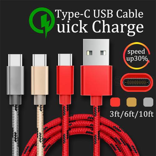 USB Type C Fast Charging usb c cable data Cord Charger for Sony Xperia L1 L2 XZ XZ1 XZ2 Premium X Compact XA1 Plus XA2 Ultra