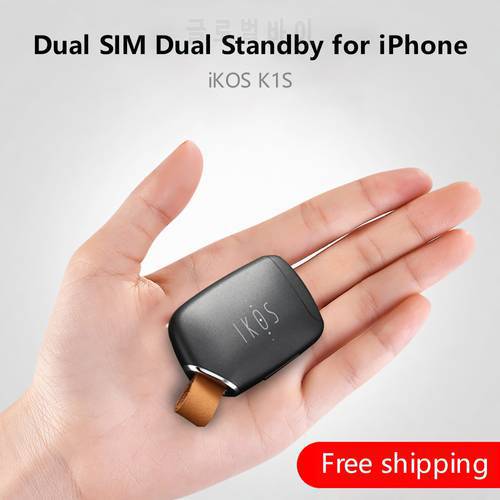 Dual Sim Dual Standby Adapter iKOS K1S No Jailbreak iOS 14Call Text Functions For iPhone5-12/ i Pod Touch 6th/i Pad