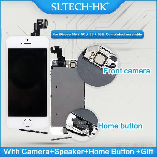 Full Assembly For iPhone 5 5C 5S LCD Completed High Quality Screen Replacement No Dead Pixel Display 100% Test Guarantee