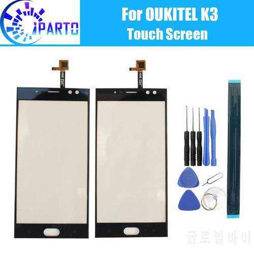 Oukitel K3 Touch Screen Glass 100% Guarantee Original Digitizer Glass Panel Touch Replacement For OUKITEL K3 PRO