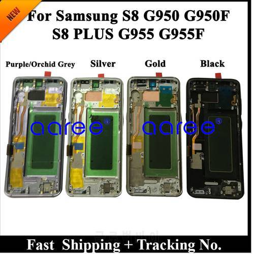 100% Super AMOLED LCD For Samsung S8 G950 LCD S8 G950F LCD For Samsung S8 Display LCD Screen Touch Digitizer Assembly