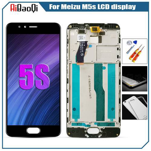Meizu m5s LCD screen display+ Touch Digitizer with frame For 5.2