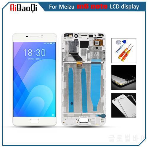 For Meizu M6 Note Touch Screen Digitizer + LCD Display For Meizu Note 6 5.5