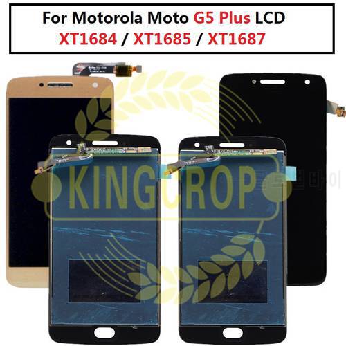 New G5 Plus LCD Touch Screen For Motorola MOTO G5 plus Display Touch Panel Digitizer Assembly XT1684 XT1685 XT1687