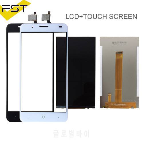 100% Tested For UleFone Tiger LCD Display with Touch Screen Digitizer for UleFone Tiger LCD Glass Panel Sensor Spare Parts