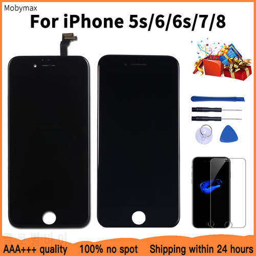 Grade AAA+++ LCD Screen For iPhone 7 6s 3D Force LCD Touch Digitizer Assembly ReplacementFor iPhone 6 5s 8 Display No Dead Pixel