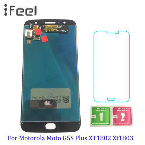 For Motorola Moto G5S Plus XT1802 Xt1803 XT1805 Xt1086 LCD Display touch screen Digitizer Sensor Assembly For Moto G5s Plus LCD