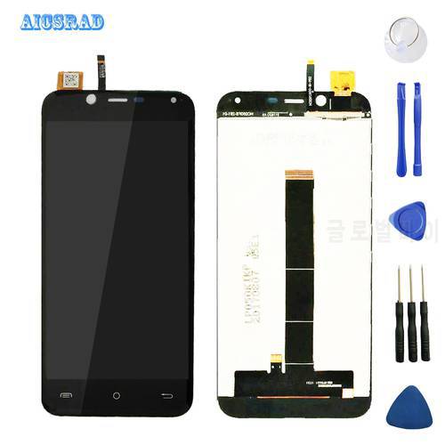 1280*720 Black 5.0&39&39For Cubot Magic LCD Display+Touch Sccreen Digitizer Assembly Phone Accessories Tools+Adhesive +tools