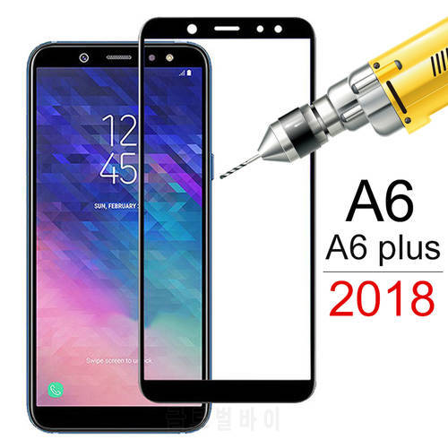 Tempered Glass For Samsung Galaxy A6 2018 A6plus A600F Screen Protector on the For Samsung A6 Plus A6+ A 6 Protective Film Cover