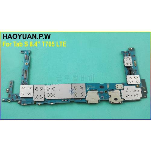 Tested Original Working Unlocked Mainboard Motherboard flex Circuits Cable For Samsung Galaxy Tab S T705 T705C 8.4