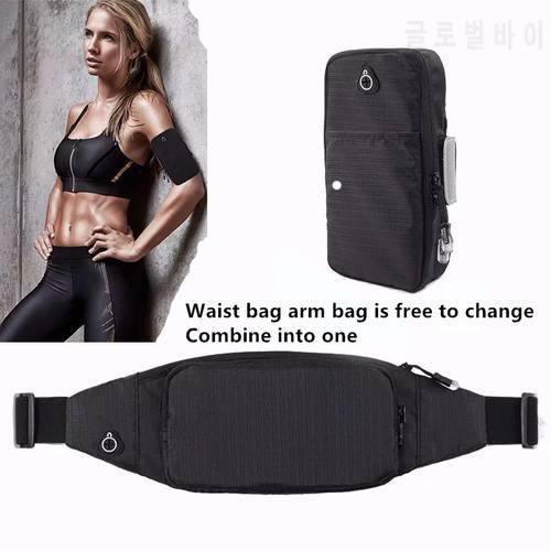 Waterproof 2 in 1 Armband waist pack Sports Case For iPhone 14 pro max xiaomi Case Running on Hand Phone Bags Cover For samsung