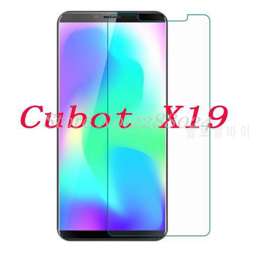 Smartphone 9H Tempered Glass for Cubot X19 GLASS Explosion-proof Protective Film Screen Protector cover phone