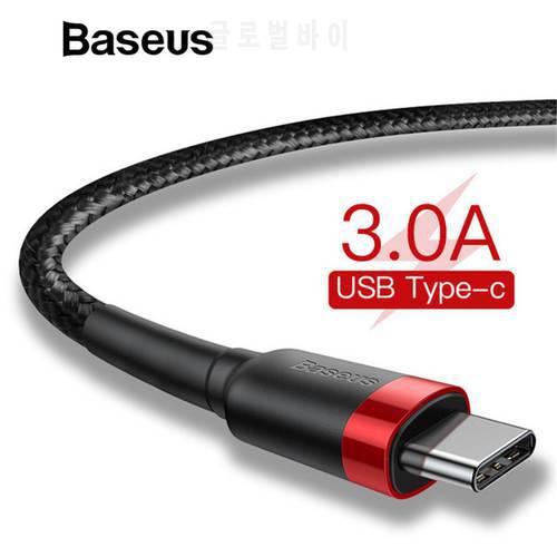 Baseus USB Type C Cable for xiaomi mi 9 max3 USB-C Mobile Phone Fast Charging Type-C Cable for Samsung Galaxy S10 S8 Plus