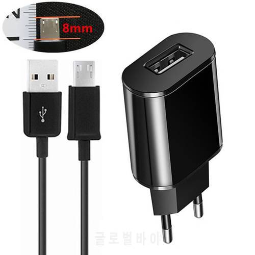 8mm Long Micro USB Charger USB Charging Accessories for Doogee X20/X10/S60/X30 Shoot 2/1 Oukitel C8 C8 K3 Leagoo KIICAA Power