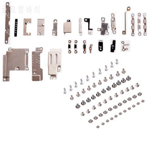 Full set Inner Accessories For iPhone 6 6s 6P 7P 8P x xs max pro 11 pro Metal Parts Holder Bracket Shield Plate + Full screws