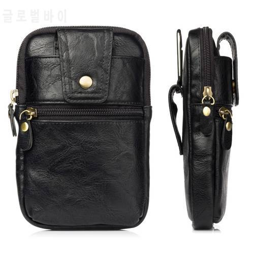 Universal PU Leather 6.5&39&39 Belt Clip Mobile Phone Bag for iPhone X 7 8 6s plus Waist Bag for Samsung Note 9 8 7 S9 S8 plus S7 S5