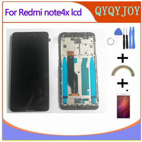 high quality LCD For Xiaomi Redmi Note 4x Display Screen Digitizer Touch Screen Prime Glass Panel 5.5 Inch FreeTools