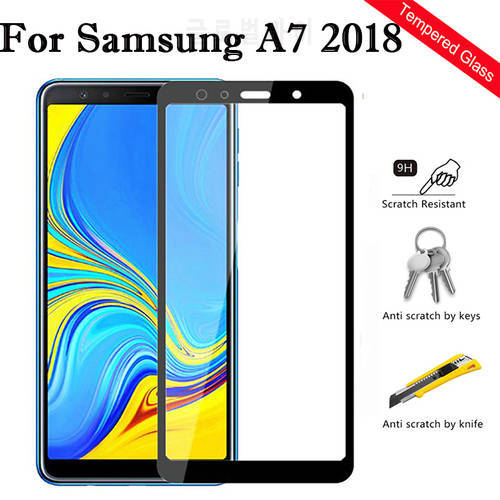 Protective Glass For Samsung A7 2018 A750 A730 Screen Protector Tempered Glass On The Galaxy A 7 7a A72018 750 730 SM-A750 Film