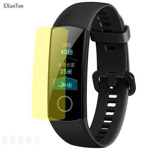 5PCS/Lot Anti Scratch Soft TPU Film For Huawei Honor Band 4 Screen Protector For Honor Band 3 5 4 Running Protective Film