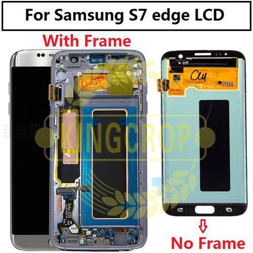 For SAMSUNG GALAXY S7 EDGE G935 G935F LCD with frame Display Touch Screen Digitizer Assembly 5.5
