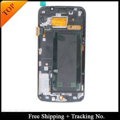 Tested Super AMOLED For Samsung S6 edge G925F LCD For Samsung G925F S6 edge Display LCD Screen Touch Digitizer Assembly
