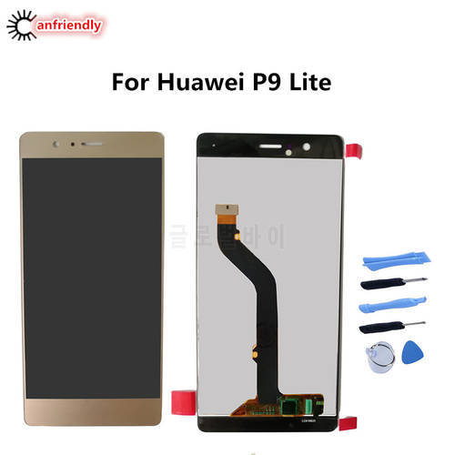 For Huawei P9Lite G9 VNS L21 L22 L23 L31 L53 LCD Touch+Display Screen Digitizer with frame Assembly for Huawei P9 P 9 Lite 5.2