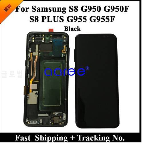 100% Super AMOLED LCD For Samsung S8 PLUS LCD G955F LCD For Samsung S8 Plus LCD Screen Touch Digitizer Assembly